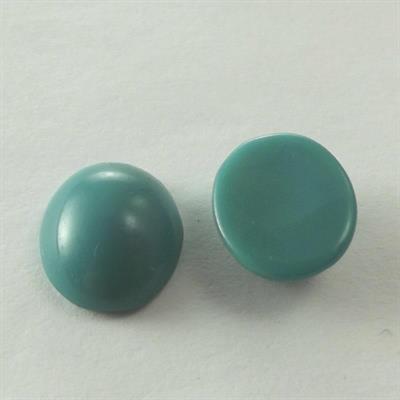 CABOCHON OVALE 12x10MM COL.0350 VERDE TURCHESE