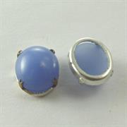 CABOCHON OVALE 12x10MM COL.64 ZAFFIRO
