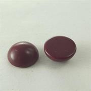 CABOCHON TONDO 12MM COL.21 MARRONE