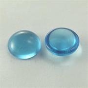 CABOCHON TONDO 12MM COL.410 TURCHESE TRASPARENTE