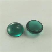 CABOCHON TONDO 12MM COL.87 VERDE TRASPARENTE
