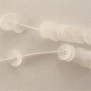 FILI CUVETTES 4MM BIANCO TRASPARENTE SATINATO M210