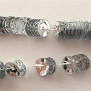 FILI CUVETTES 4MM ARGENTO N401 POLIESTERE