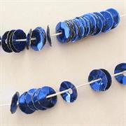 FILI CUVETTES 4MM BLU METALL.N422