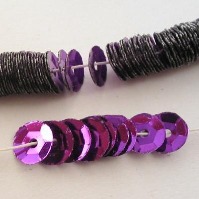 FILI CUVETTES 5MM VIOLA METALL.M718