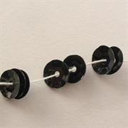 FILI CUVETTES 5MM NERO M602 (9919)POLIESTERE