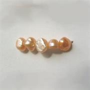 PERLE FIUME FLAT ROSA SALMONE (filo 40 cm)