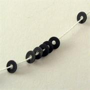 FILI PAILLETTES 3MM NERO SATINATO O212