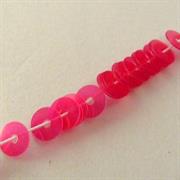 FILI PAILLETTES 4MM ROSSO IRISE'O221