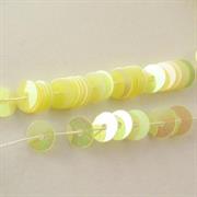 FILI PAILLETTES 5MM GIALLO IRISE' O511