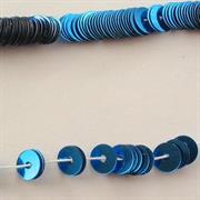 FILI PAILLETTES 5MM BLU MET. O605 (6121)POLIESTERE