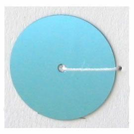 FILI PAILLETTES 8MM TURCHESE MET. O813