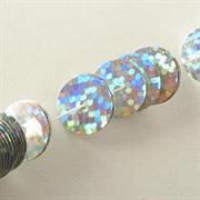 FILI PAILLETTES 8MM ARGENTO OLOGRAFICO O814