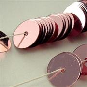 FILI PAILLETTES 8MM ROSA MET. O809