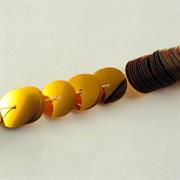 FILI PAILLETTES 10MM ARANCIO MET. O905