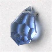 GOCCIA FACC.CRISTALLO 10X6MM LT ZAFFIRO