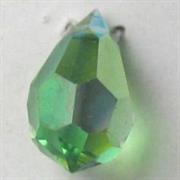 GOCCIA FACC.CRISTALLO 10X6MM PERIDOT AB