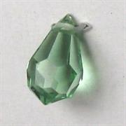 GOCCIA FACC.CRISTALLO 10X6MM PERIDOT