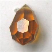 GOCCIA FACC.CRISTALLO 10X6MM TOPAZIO