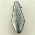 GOCCIA VETRO SPADINA 15X6MM CHIARO DI LUNA C35