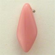 GOCCIA VETRO SPADINA 15X6MM ROSA 179