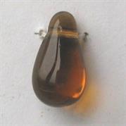 GOCCIA LISCIA VETRO MM10X5 TOPAZIO BRUCIATO C36