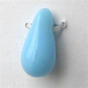 GOCCIA LISCIA VETRO MM10X5 TURCHESE C23