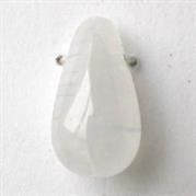 GOCCIA LISCIA VETRO MM10X6 B.CO ALABASTRO C19