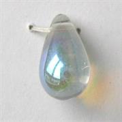 GOCCIA LISCIA VETRO MM10X6 CRISTALLO AB