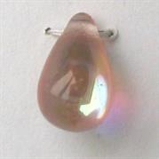 GOCCIA LISCIA VETRO MM10X6 ROSA AB