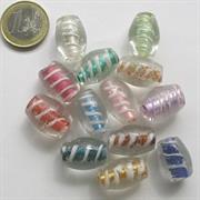 OVALE ANIMA COLORATA CON SWIRL