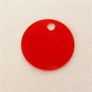 MOT.PAILL.N.4 TONDO 10MM ROSSO LUSTRE FORO LATERALE