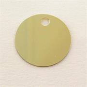 MOT.PAILL.N.4 TONDO 10MM ORO FORO LATERALE (POLIESTERE)