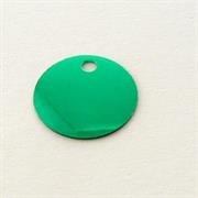 MOT.PAILL.N.4 TONDO 10MM VERDE MET.FORO LATERALE