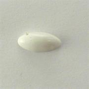 MOT.PAILL.N.7 CABOCHON OV.7x13MM BIANCO OPALINO