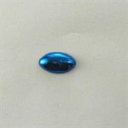 MOT.PAILL.N.7 CABOCHON OV.7x13MM BLU MET.