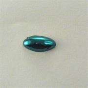 MOT.PAILL.N.7 CABOCHON OV.7x13MM BLU ZIRCONE MET.