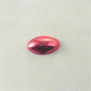MOT.PAILL.N.7 CABOCHON OV.7x13MM ROSSO MET.