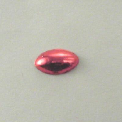 MOT.PAILL.N.7 CABOCHON OV.7x13MM ROSA SCURO MET.