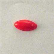 MOT.PAILL.N.7 CABOCHON OV.7x13MM ROSSO OPALINO