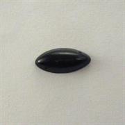 MOT.PAILL.N.7 CABOCHON OV.7x13MM NERO