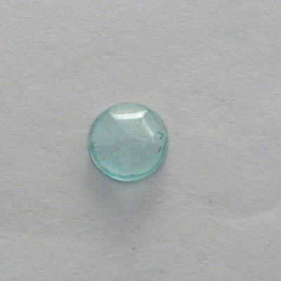 MOT.PAILL.N.11 CABOCHON FACC.8MM CELESTE IRIS