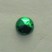 MOT.PAILL.N.11 CABOCHON FACC.8MM VERDE MET.
