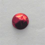 MOT.PAILL.N.11 CABOCHON FACC.8MM ROSSO MET.