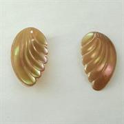 MOT.PAILL.N.23 FOGLIA 18x32MM MARRONE IRIS