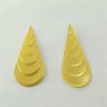 MOT.PAILL.N.33 CONCHIGLIA 13x33MM GIALLO OPALINO