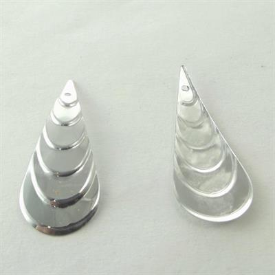 MOT.PAILL.N.33 CONCHIGLIA 13x33MM ARGENTO