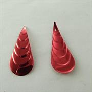 MOT.PAILL.N.33 CONCHIGLIA 13x33MM ROSSO MET.