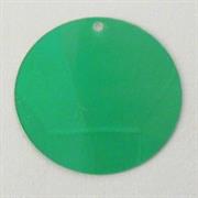 MOT.PAILL.N.34 TONDO 25MM VERDE IRIS FORO LATERALE