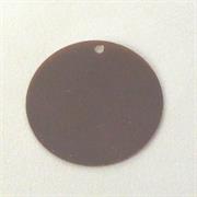 MOT.PAILL.N.34 TONDO 25MM MARRONE LUSTRE FORO LATERALE